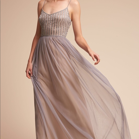 BHLDN Dresses & Skirts - BHLDN Laurent dress (purple maxi dress)
